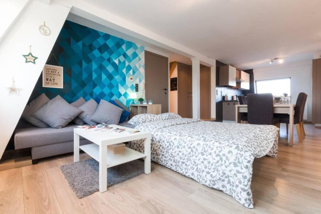 Апартаменты Duplex Appertement Met Zicht Damse Vaart @ Brugge Экстерьер фото