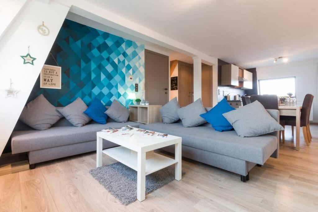 Апартаменты Duplex Appertement Met Zicht Damse Vaart @ Brugge Экстерьер фото